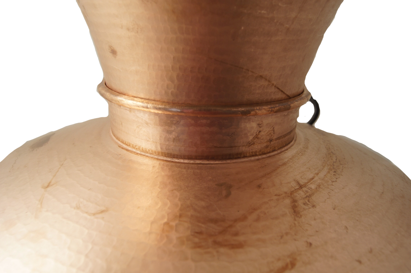 CAZAN PENTRU TUICA REALIZAT DIN CUPRU ALIMENTAR , CU CAPACITATE DE 200l